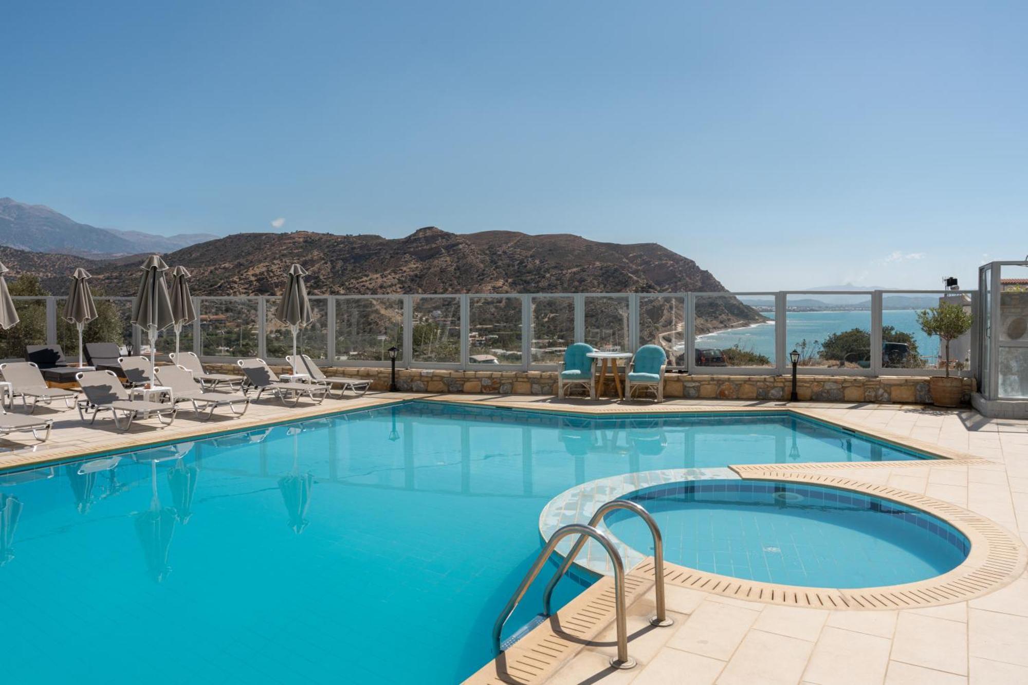 Areti Hotel Ajía Galíni Kültér fotó